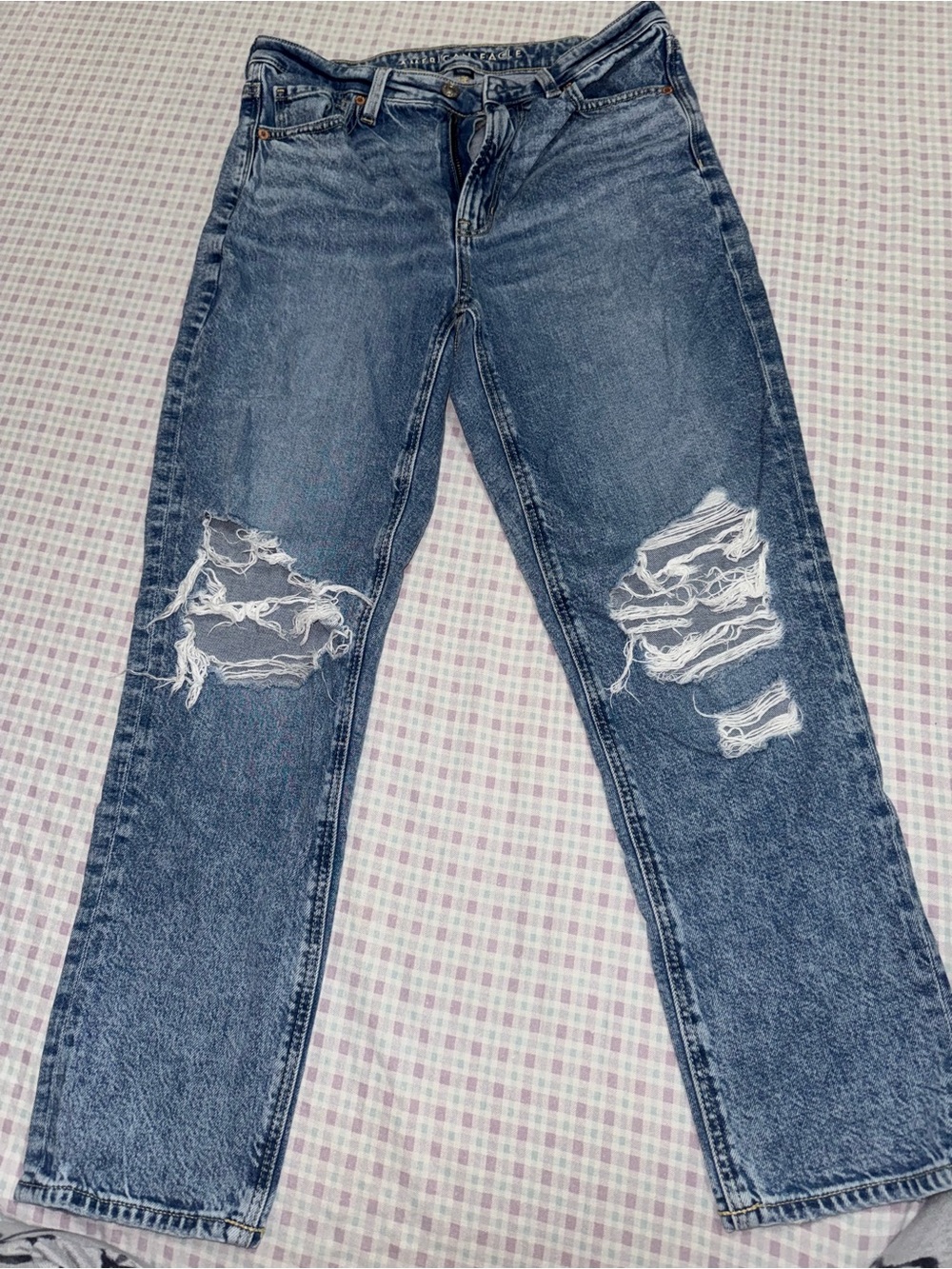 American Eagle Ripped Blue Jeans